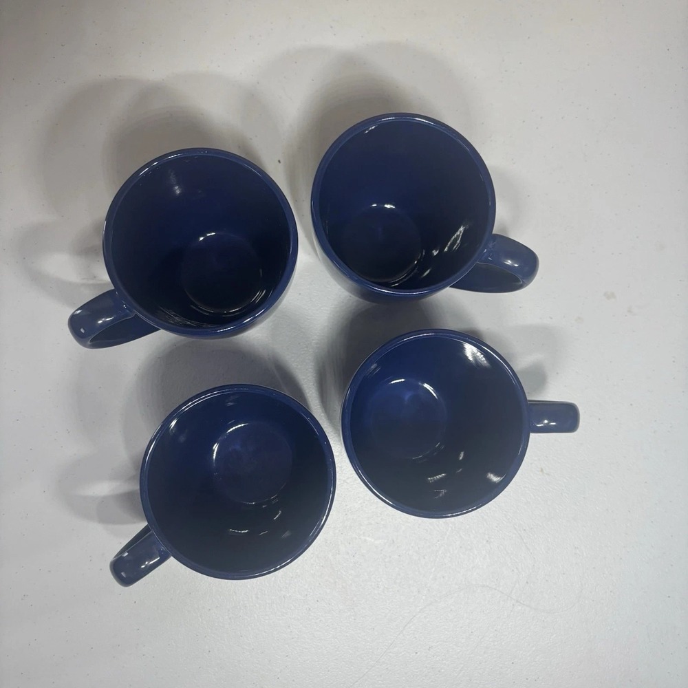 Corelle Coordinates Stoneware Coffee Cups Mugs, 12oz, Set of 4, Dark Blue - Picture 3 of 3
